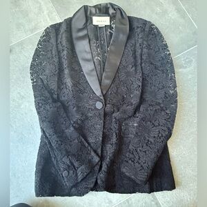 Gucci Black Lace Blazer